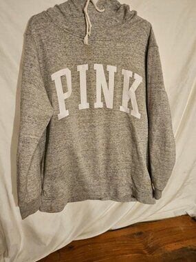 Victoria's Secret PINK Grey Hoodie Sweatshirt